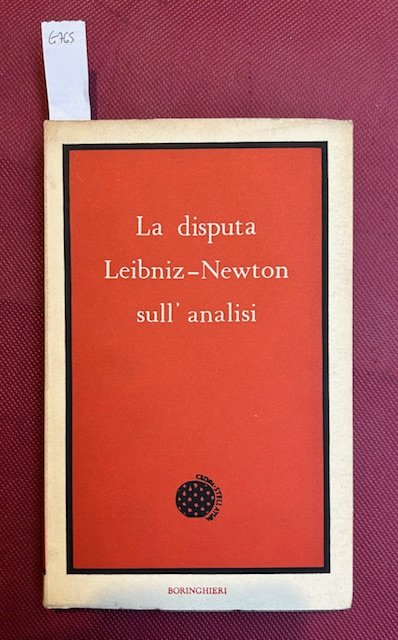 La disputa di Leibnitz - Newton sull’analisi