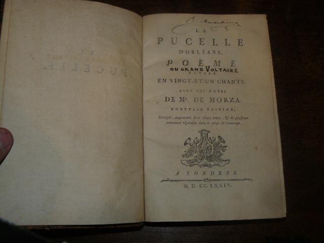 La pucelle d'Orleans, poeme divisé en vingt et un chants …