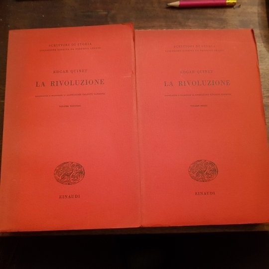 La rivoluzione. Introduzione e traduzione di Alessandro Galante Garrone.