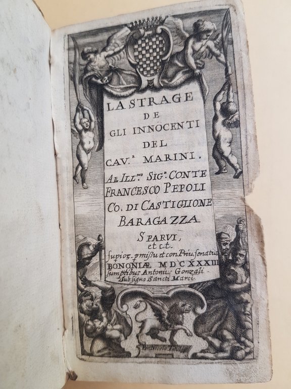 LA STRAGE DE GLI INNOCENTI. All'Ill.mo Sig. Conte Francesco Pepoli …