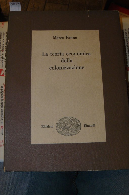 La teoria economica della colonizzazione