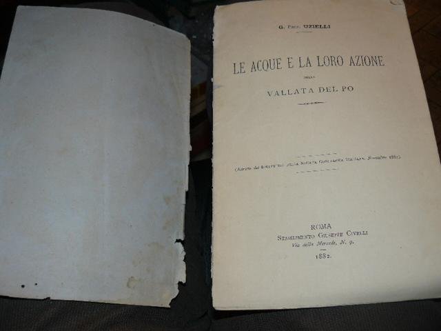 LE ACQUE E LA LORO AZIONE NELLA VALLATA DEL PO …