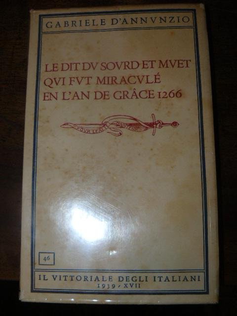 Le dit du sourd et muet qui fut miraculé en …