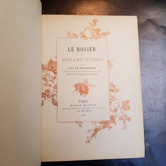 Le Rosier de Madame Husson. Illustrations par Habert Dys. Eaux-fortes …