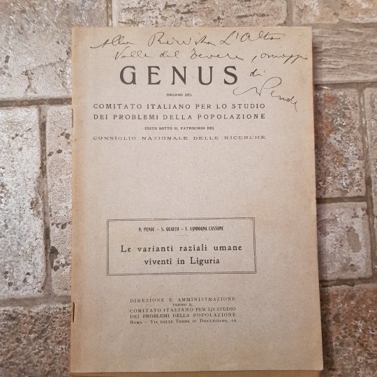 Le varianti raziali umane viventi in Liguria. Genus organo del …