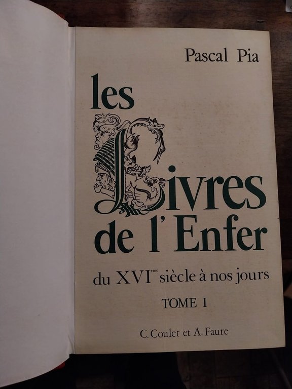 LES LIVRES DE L'ENFER. Bibliographie critique des ouvrages erotiques dans …