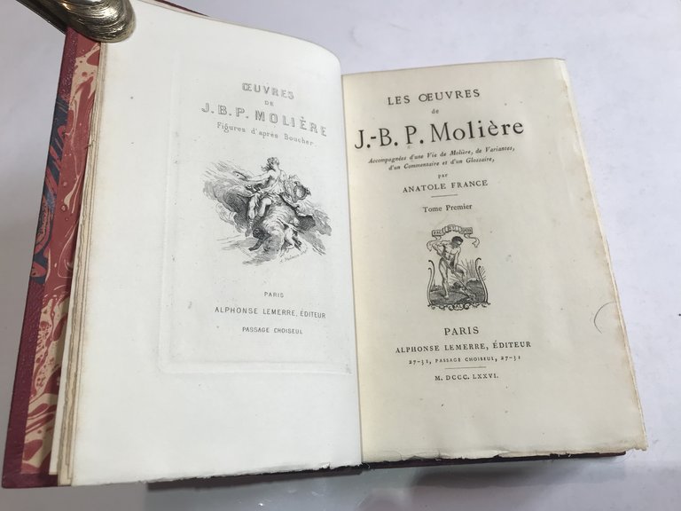 Les oeuvres de J.-B. P. Molière. Accompagnées d'une vie de …