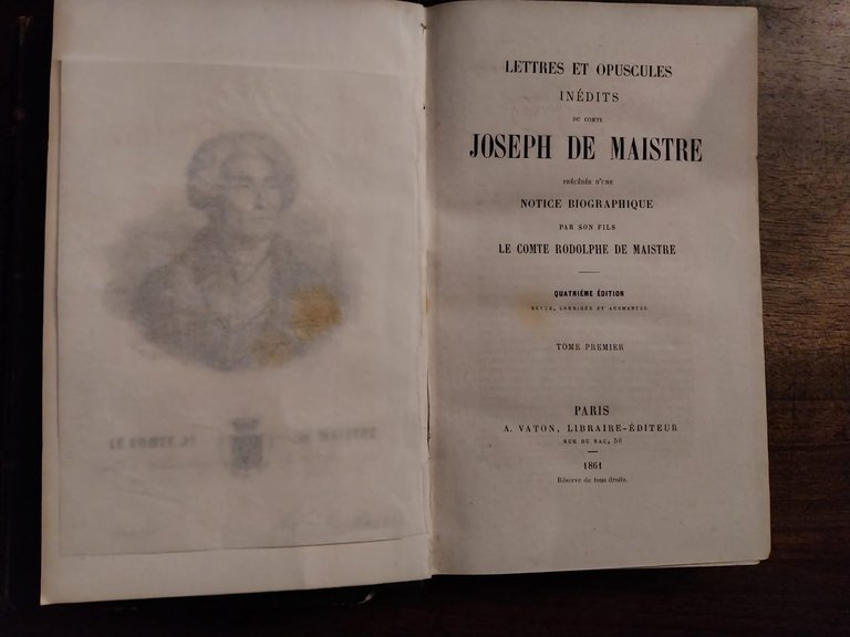 Lettres et opuscules inédits. Précédés d'une notice biographique par son …