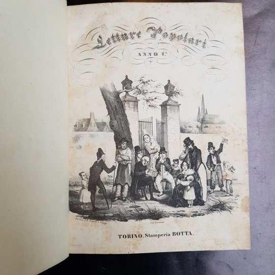 Letture Popolari. Fondato da Lorenzo Valerio. Anno I