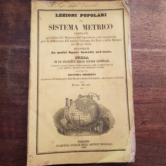 Lezioni popolari sul sistema metrico compilate per l'ordine del Ministero …