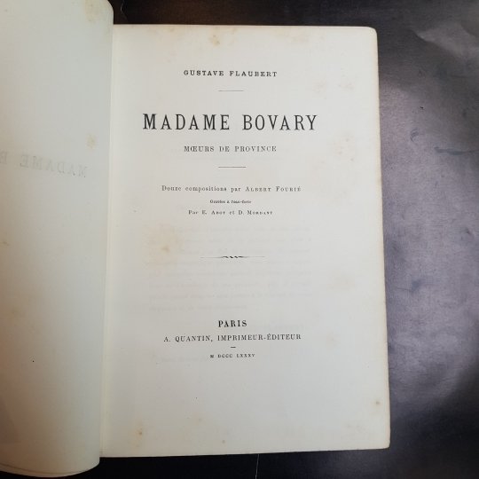 Madame Bovary. Moeurs de province. Douze compositions par Albert Fourie …