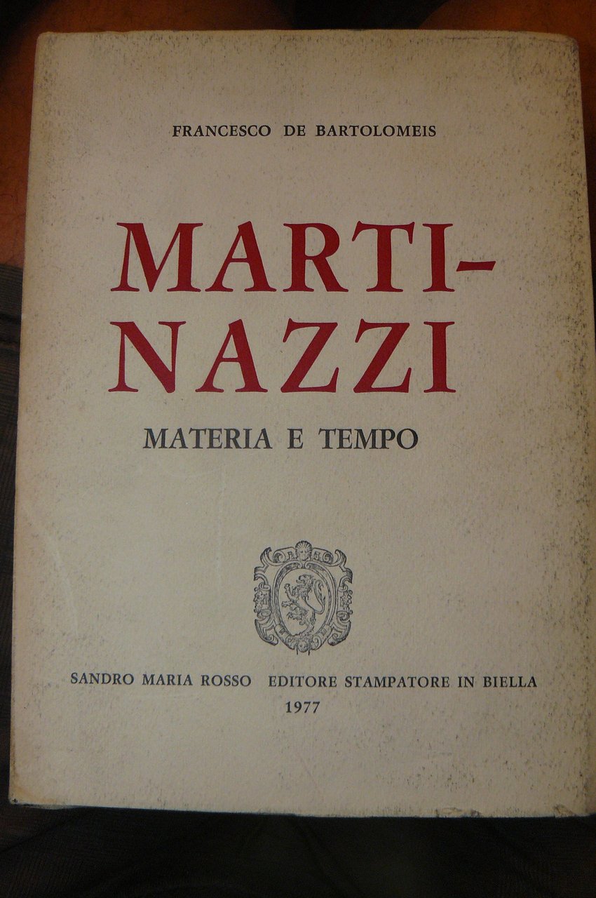 Martinazzi Materia e tempo