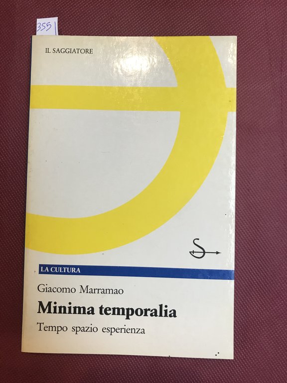 Minima temporalia. Tempo spazio esperienza