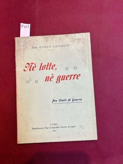 Nè lotte, nè guerre. Pro ciechi di guerra