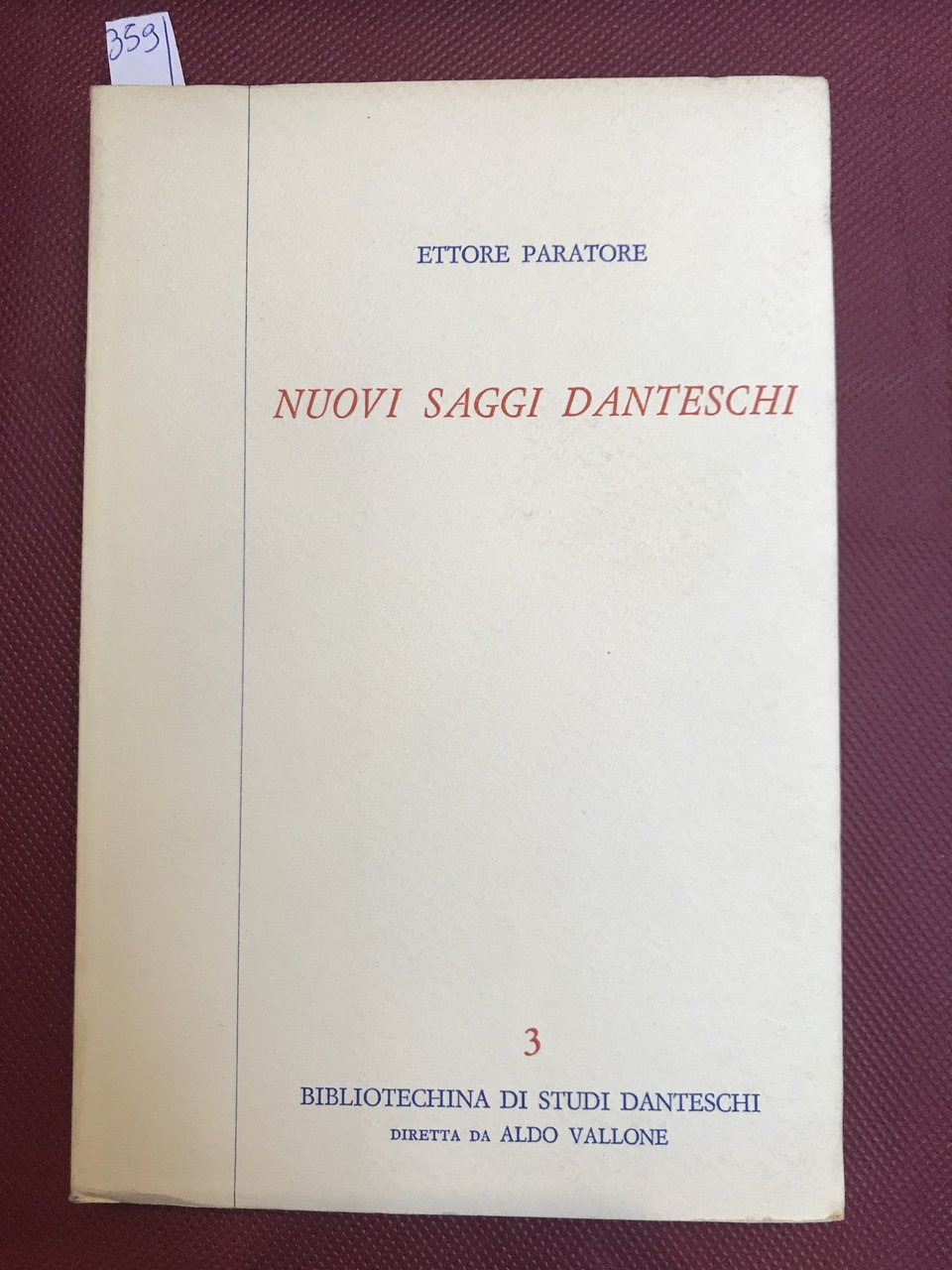 Nuovi saggi danteschi | Immagine principale