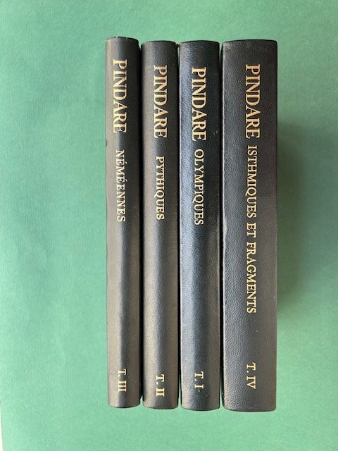 Oeuvres. Tome I: Olympiques; tome II: Pythiques; tome III: Neméennes; …