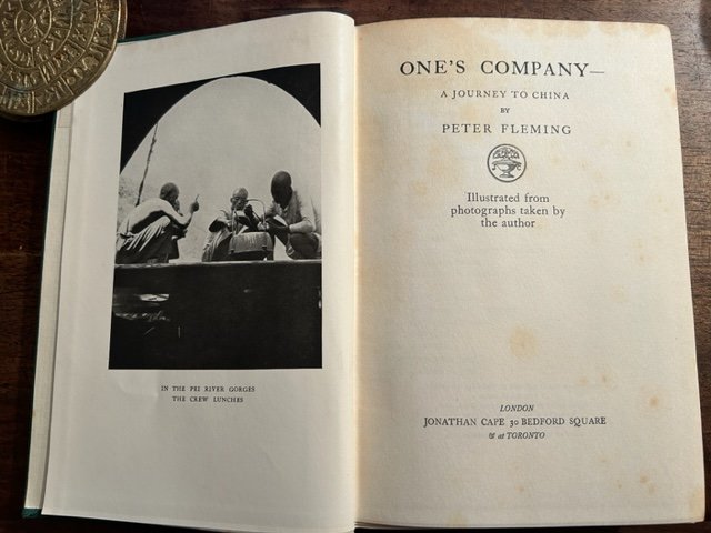 One's Company: A Journey to China. Illustrated from photographs taken …