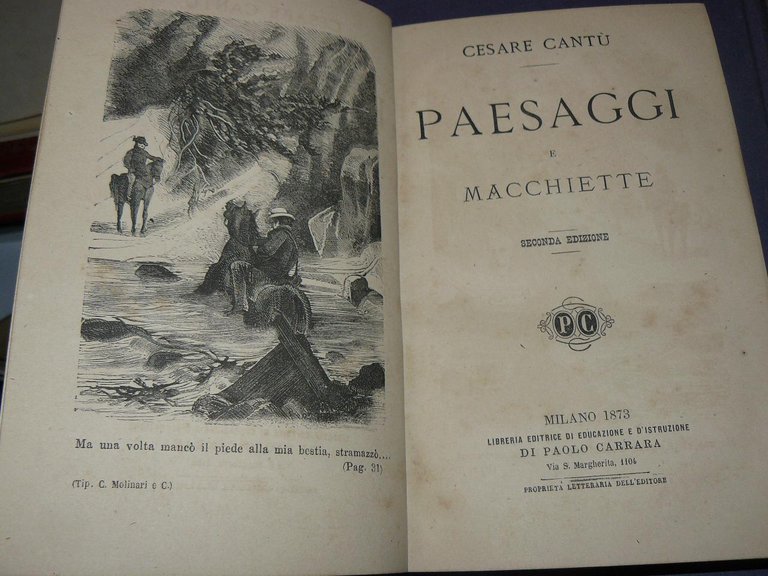 Paesaggi e macchiette. Seconda edizione