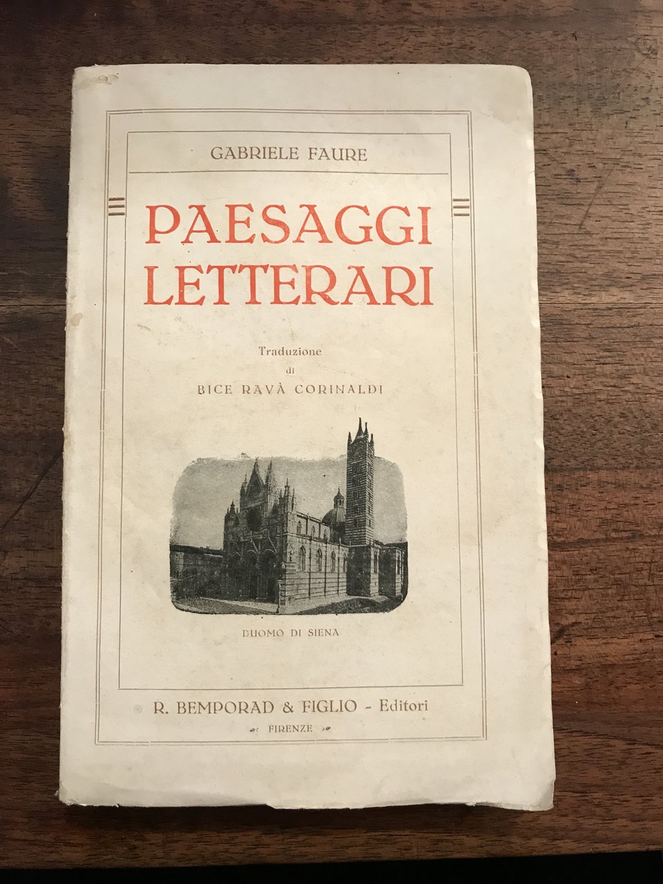 Paesaggi letterari. Traduzione di Bice Ravà Corinaldi. Serie seconda. (Balzac … | Immagine principale