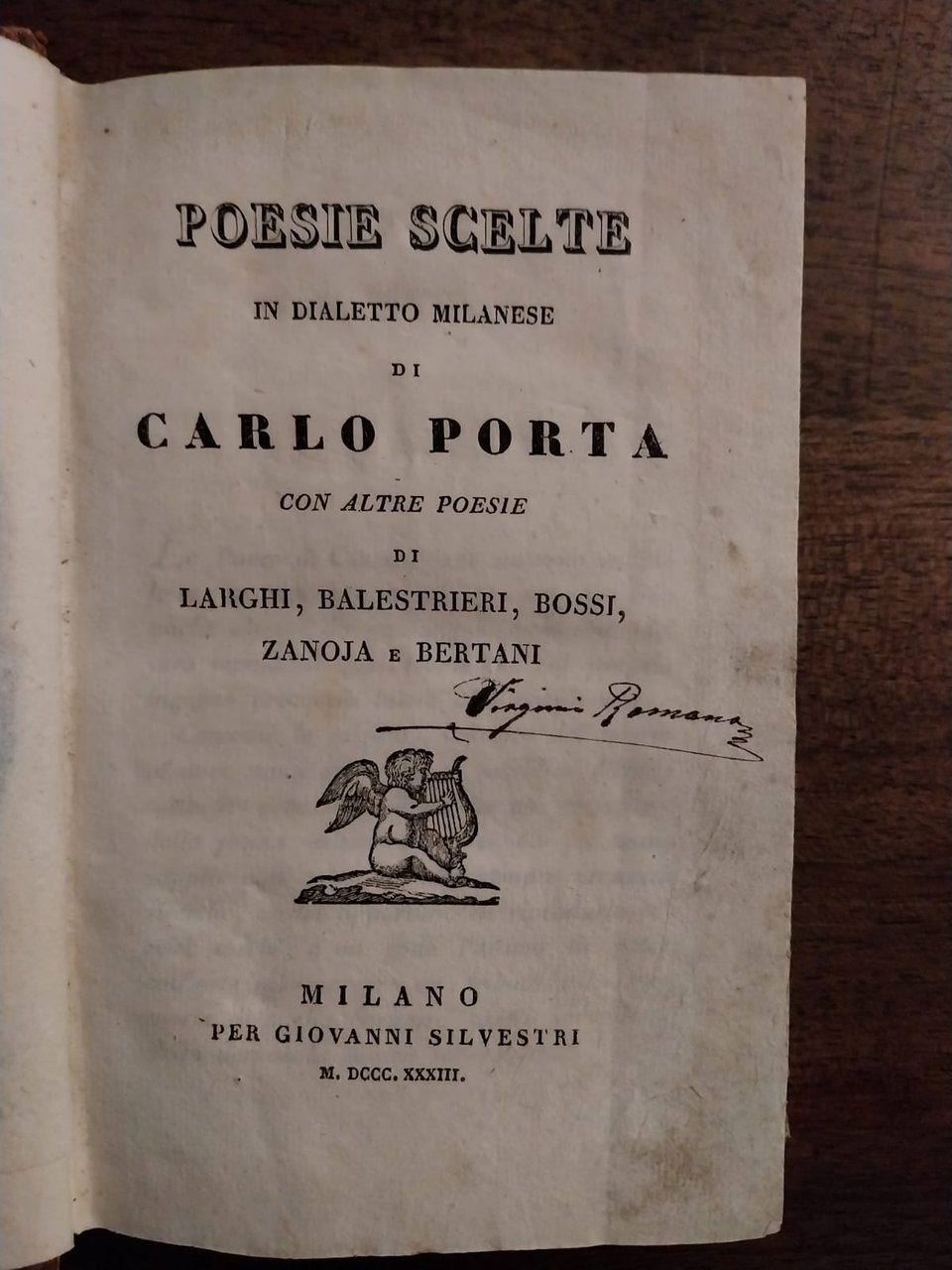 Poesie scelte in dialetto milanese.Con altre poesie di Larghi, Balestrieri, …