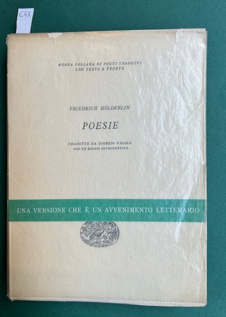 Poesie. Tradotte da Giorgio Vigolo con un saggio introduttivo.