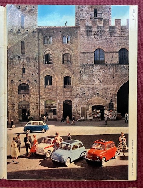 Primavera di modelli Fiat. Fotocolor Fiat riprese in toscana