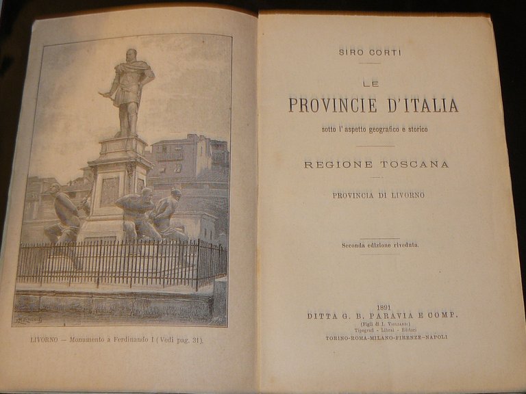 Provincia di Livorno. Le provincie d'Italia sotto l'aspetto geografico e …