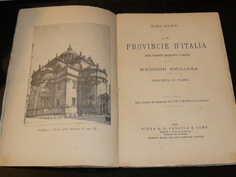 Provincia di Parma. Le provincie d'Italia sotto l'aspetto geografico e …