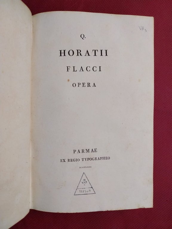 Q. Horatii Flacci Opera