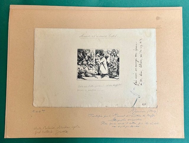 QUATTRO PROVE D’ARTISTA DI H. MONNIER. Prova d’artista Avant la …