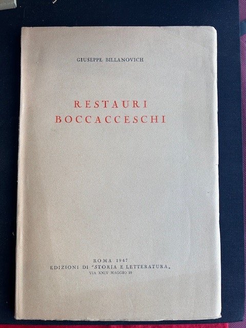 Restauri boccacceschi | Immagine principale
