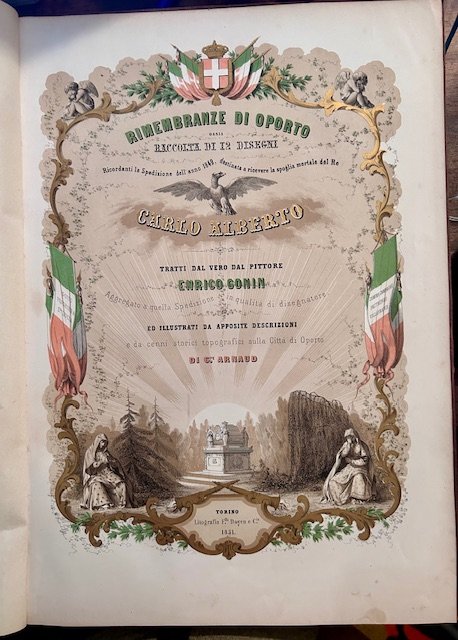 Rimembranze di Oporto, ossia Raccolta di 12 disegni ricordanti la …