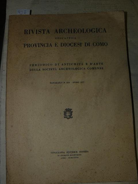 Rivista archeologica dell'antica provincia e diocesi di Como. Periodico di …