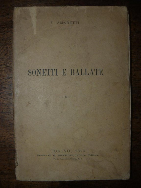 Sonetti e ballate