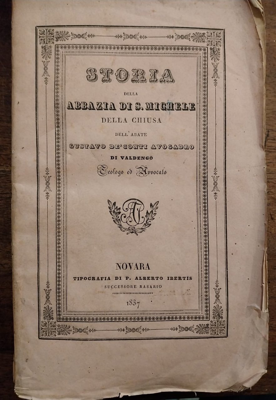 Storia della Abbazia di S. Michele della Chiusa | Immagine principale
