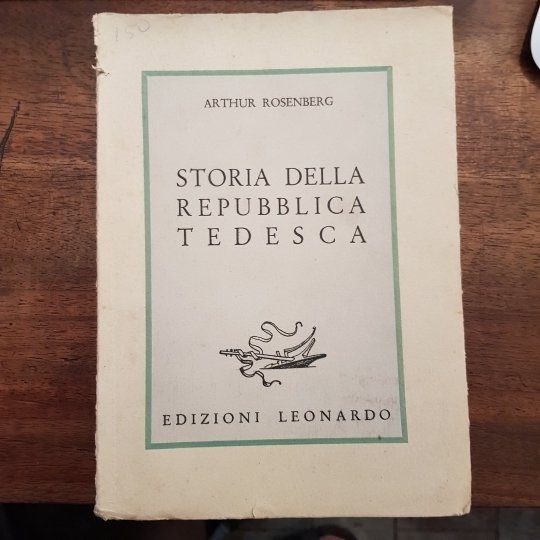 Storia della repubblica tedesca. Introduzione di Wolf Giusti