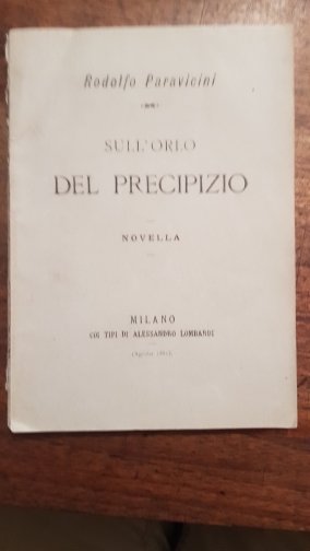 Sull'orlo del precipizio.
