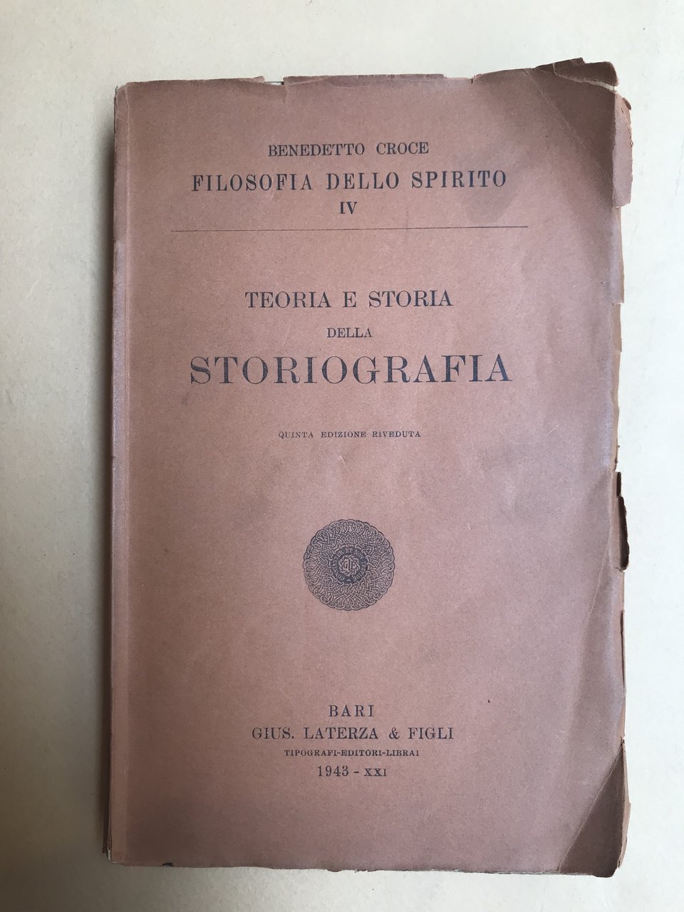 Teoria e storia della Storiografia | Immagine principale