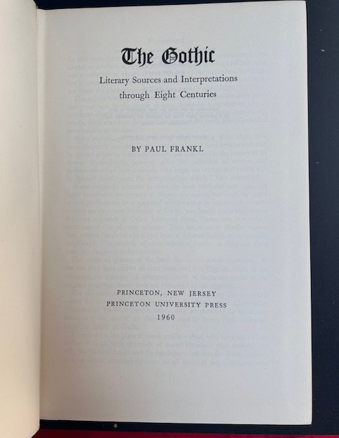 The gothic literary sources and interpretations trough eight century.