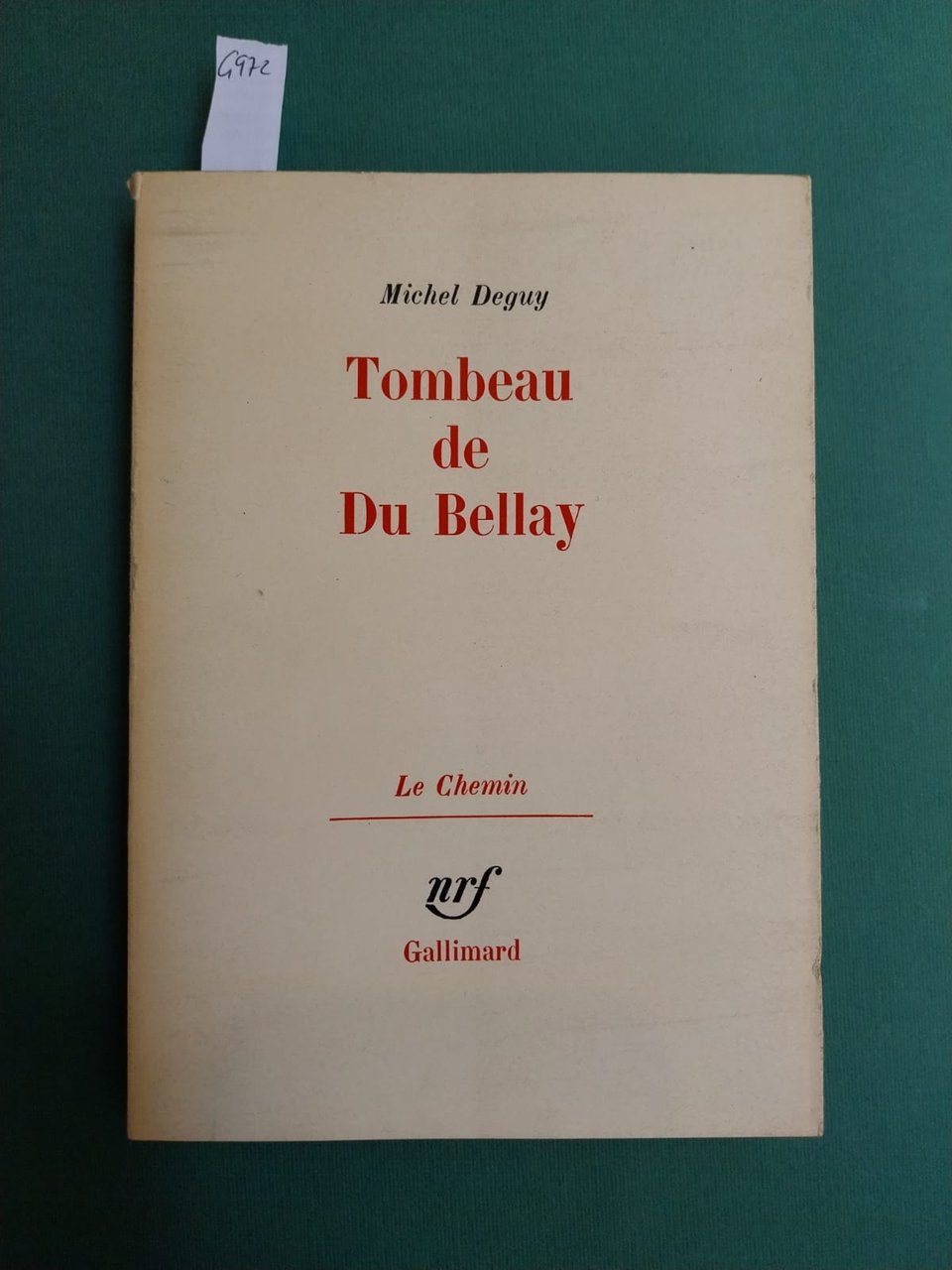 Tombeau de Du Bellay