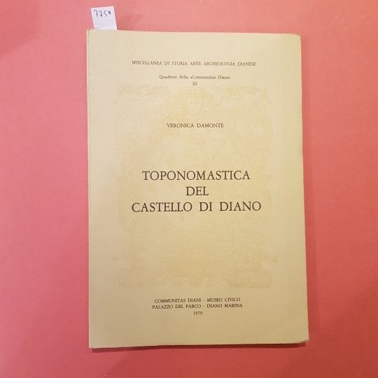 Toponomastica del Castello di Diano