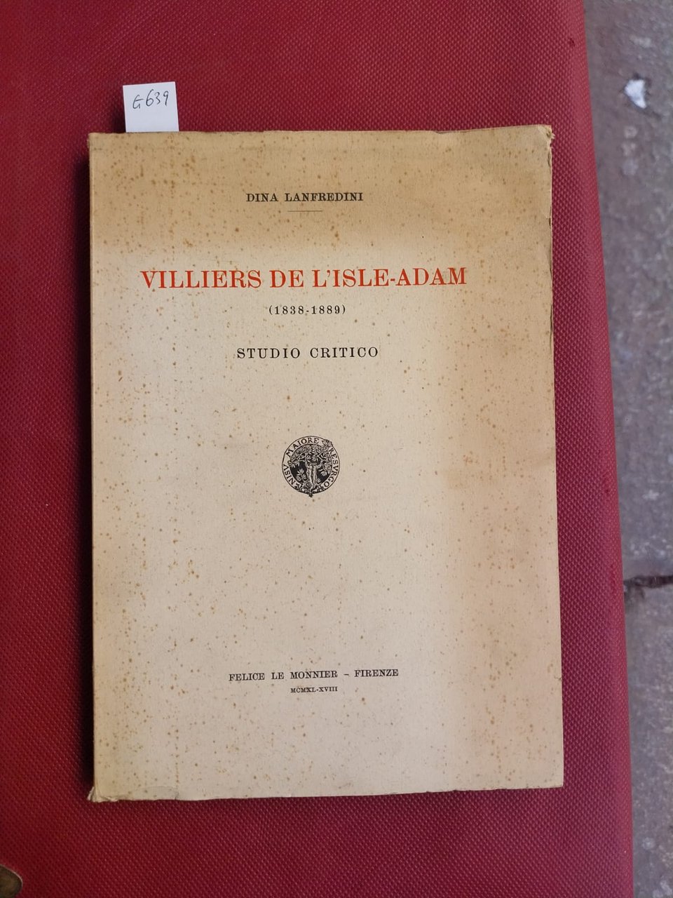 Villiers de l'Isle-Adam (1838-1889). Studio critico