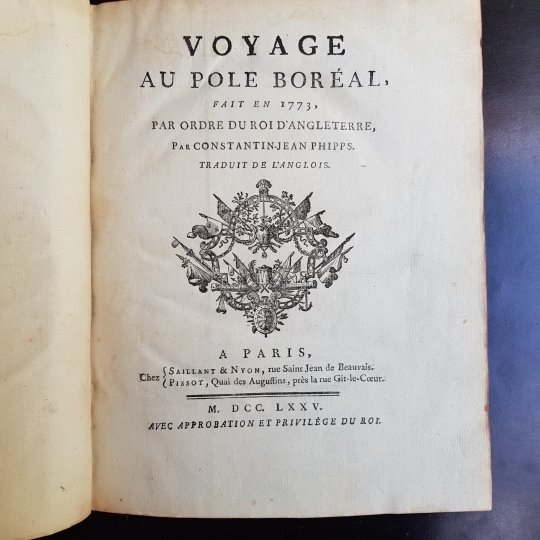 Voyage au pole boreal, fait en 1773, par ordre du …