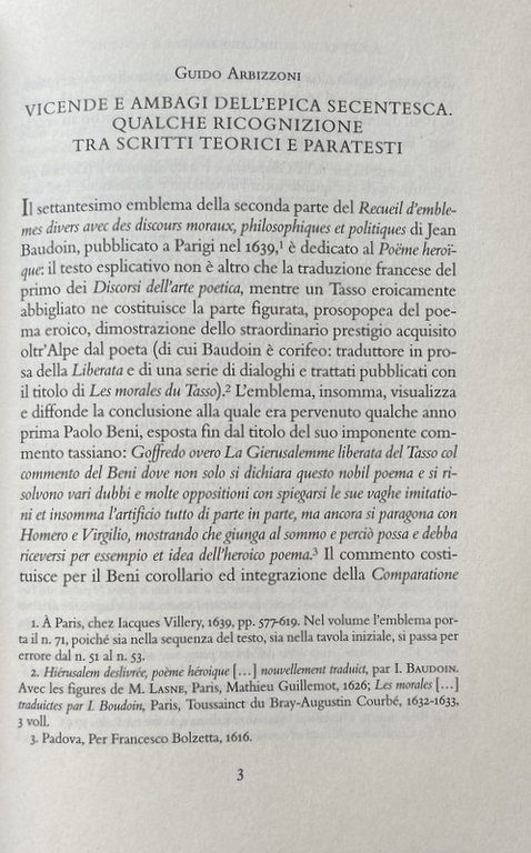 DOPO TASSO. PERCORSI DEL POEMA EROICO. ATTI DEL CONVEGNO DI …