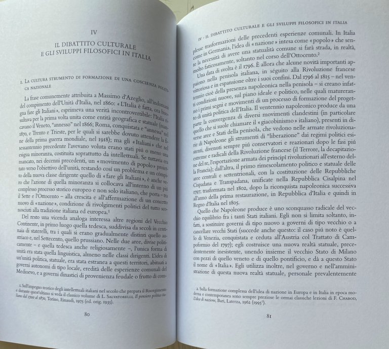 LA RIVOLUZIONE MODERNA. VICENDE DELLA CULTURA TRA OTTO E NOVECENTO