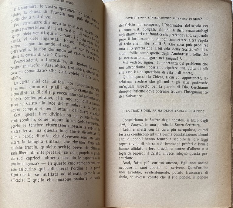 L'EREDITÀ DI GESÙ. CONFERENZE DI NOSTRA SIGNORA DI PARIGI (1935)