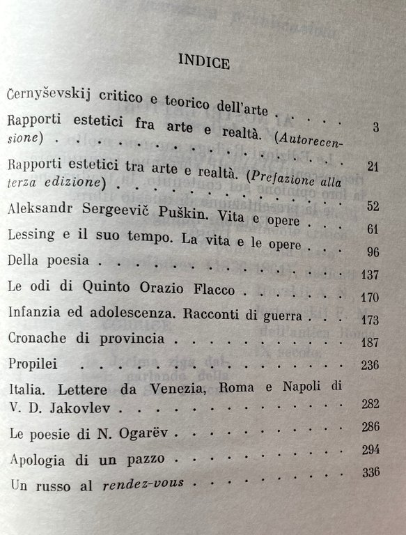 SAGGI CRITICI