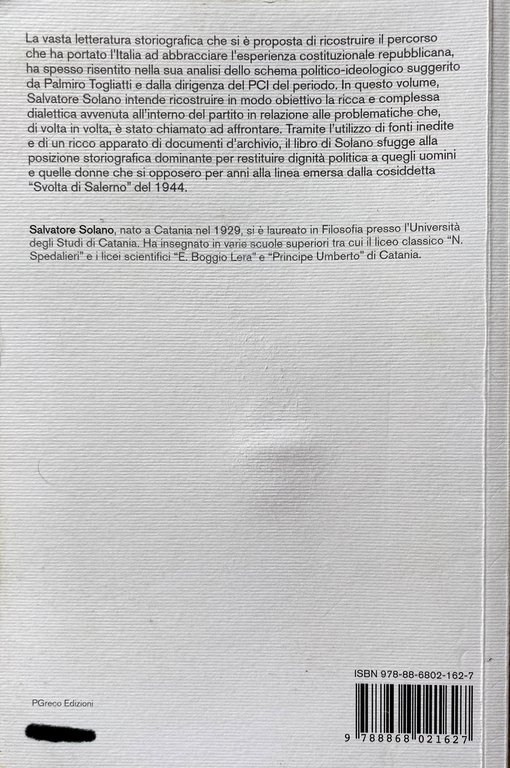 LA SVOLTA BORGHESE DI TOGLIATTI. IL PCI DA SALERNO ALLE …