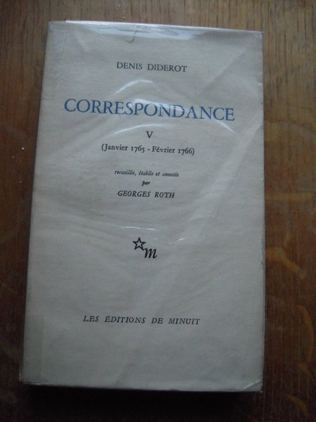 Correspondance V (Janvier 1765, Février 1766)