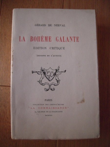 La bohème galante, édition critique